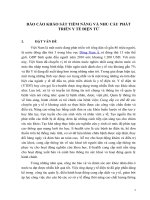 BÁO CÁO KHẢO SÁT TIỀM NĂNG VÀ NHU CẦU PHÁT TRIỂN Y TẾ ĐIỆN TỬ
