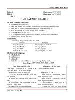 Giáo án hóa 8 học kì I chi tiết