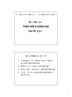 giới thiệu về theo dõi & đánh giá can thiệp y tế