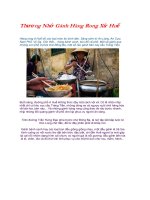 Thương nhớ gánh hàng rong xứ Huế