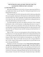 SKKN Một số phương pháp giúp học sinh lớp 9 học tốt giải phương trình có chứa ẩn ở mẫu