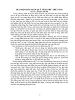 SKKN HINH 9 Những thao tác tư duy cần thiết cho việc chuẩn bị giải một bài toán quỹ tích.