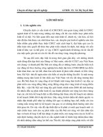 Giải pháp thực hiện mục tiêu chuyển dịch cơ cấu ngành kinh tế của thành phố Hà Nội thời kì 2011-2015 theo hướng CNH-HĐH