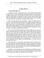 SKKN Một số kinh nghiệm trong công tác chủ nhiệm học sinh lớp 9