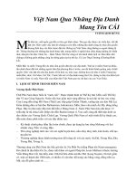 Việt Nam Qua Những Địa Danh Mang Tên Cái