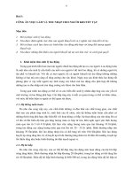 BÀI 5 CÔNG ĂN VIỆC LÀM VÀ THU NHẬP CHO NGƯỜI KHUYẾT TẬT