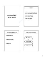 Bài giảng Phân tích và đầu tư chứng khoán Chương 4 - TS. Trần Phương Thảo