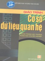 Giáo trình cơ sở dữ liệu quan hệ