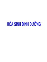 HÓA SINH dinh dưỡng, ĐẠI HỌC Y TẾ CÔNG CỘNG