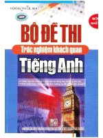Bộ Đề Thi Trắc Nghiệm Khách Quan Tiếng Anh (P1