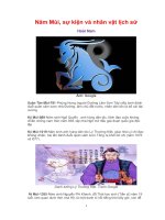 Năm Mùi -  Sự Kiện và Nhân Vật Lịch Sử