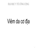 VIÊM DA CƠ ĐỊA, ĐẠI HỌC Y TẾ CÔNG CỘNG