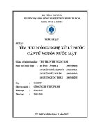 Công nghệ xử lý nước mặt