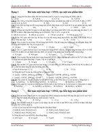 BÀI TẬP KIM LOẠI PHẢN ỨNG VỚI DUNG DỊCH AXIT HNO3 HAY