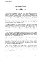 Tổng Quan Về Vai Trò của Nền Văn Hóa Việt