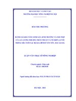 Đánh giá khả năng sinh sản, sinh trưởng và cho thịt của gà Lương Phượng nhân thuần và tổ hợp lai với trống Mía nuôi tại hộ gia đình ở Tân Yên, Bắc Giang