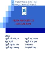 Tầm quan trọng của các thuộc tính-tính năng liên quan đến sản phẩm nước đóng chai trong quá trình tiêu dùng