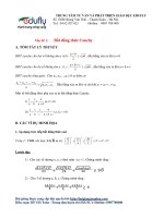 Bài giảng số 1.Bất đẳng thức cô si và ứng dụng