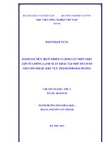 Đánh giá mức độ ô nhiễm vi sinh vật trên thịt lợn sữa đông lạnh xuất khẩu tại một số cơ sở giết mổ thuộc khu vực thành phố Hải Dương