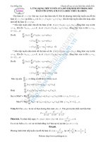 phương pháp tìm GTLN và GTNN của hàm ba biến