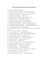 100 câu thành ngữ tiếng việt chuyển sang tiếng anh