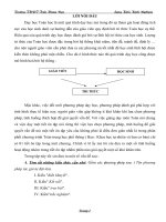 SKKN một số tình huống hoạt động nhóm trong tiết ôn tập