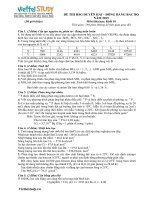 Đề đề xuất thi học sinh giỏi lớp 10 Duyên Hải môn Hóa Học Hải Phòng năm học 20142015