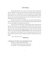 Báo cáo thực tập tại Công ty Du Lịch Hương Giang Chi nhánh tại Hà Nội