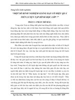 SKKN MỘT SỐ KINH NGHIỆM GIẢNG DẠY CÓ HIỆU QUẢ TIẾT LUYỆN TẬP HÌNH HỌC LỚP 7