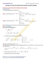 Các phương pháp giải bất phương trình mũ trọng tâm trong đề thi đại học