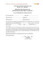 Đơn đăng ký tham gia lại buổi đánh giá học phần lý thuyết