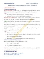 Bài giảng số 4. Dạng lượng giác của số phức và một vài ứng dụng