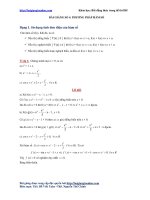 Ứng dụng đạo hàm trong chứng minh các bất đẳng thức