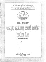 bài giảng thực hành chế biến món ăn