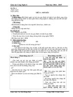 Giáo án công nghệ 6 học kì I