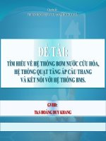 TÌM HIỂU VỀ HỆ THỐNG BƠM NƯỚC CỨU HỎA, HỆ THỐNG QUẠT TĂNG ÁP CẦU THANG VÀ KẾT NỐI VỚI HỆ THỐNG BMS