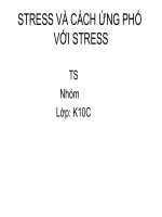 STRESS VÀ CÁCH ỨNG PHÓ VỚI STRESS