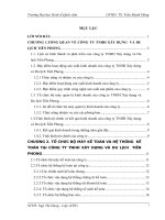 Báo cáo thực tập tốt nghiệp tại Công ty TNHH Xây dựng và Du lịch Tiền Phong