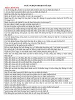 trắc nghiệm full về dịch tễ học