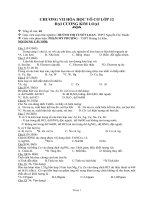 CHƯƠNG VII hóa học vô cơ lớp 12  đại CƯƠNG KIM LOẠI