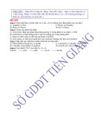 tổng hợp các dạng trắc nghiệm hóa 12