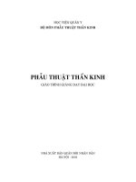 Giáo trình phẫu thuật thần kinh học viện quân y