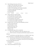 trắc nghiệm hóa sinh chuyển hóa muối nước 1