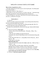 Đề  cương bảo vệ đồ án tốt nghiệp kỹ sư đô thị chuyên nghành cấp thoát nước
