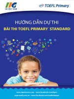 Tài liệu hướng dẫn làm bài thi TOELF PRIMARY STANDARD