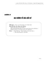 SOẠN GIÁO án lớp 11  CHƯƠNG III, IV   đại CƯƠNG về hóa hữu cơ, HYDROCACBON NO