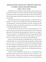 SKKN HƯỚNG DẪN HỌC SINH KĨ NĂNG TRÌNH BÀY TRÊN MẪU VẬT HOẶC TRANH ẢNH Ở MÔN SINH HỌC.