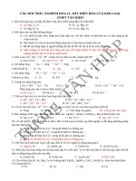 CÂU hỏi TRẮC NGHIỆM hóa 12  dãy điện hóa của KIM LOẠI