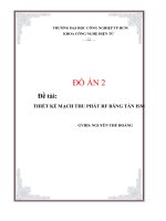 Thiết kế mạch thu phát RF băng tần ISM sử dụng NRF24l01+