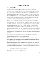 Đề tài Áp dụng sản xuất sạch hơn cho quán café Q café & Studio tại thành phố Hồ Chí Minh